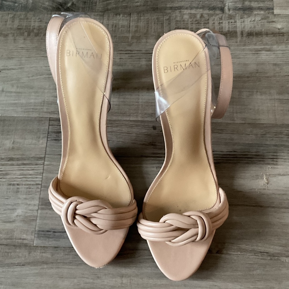 Alexandre Birman nude Chiara Heels with knot